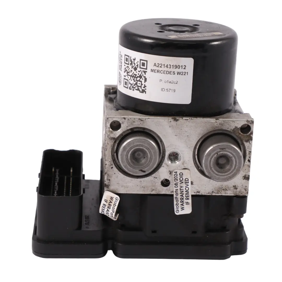 Mercedes W221 Unité de pompe de frein hydraulique ABS Module - SKU A2214319012 - Numéro de pièce A2214319012