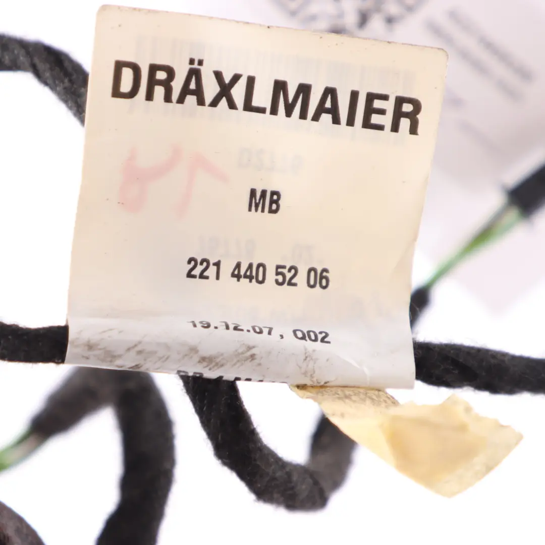 Kabelbaum Kabelbaum Tür Hinten Links für Mercedes W221 mit Teilenummer A2214405206 Mercedes W221 Kabelbaum Kabelbaum Tür Hinten Links - SKU A2214405206 - Teilenummer A2214405206