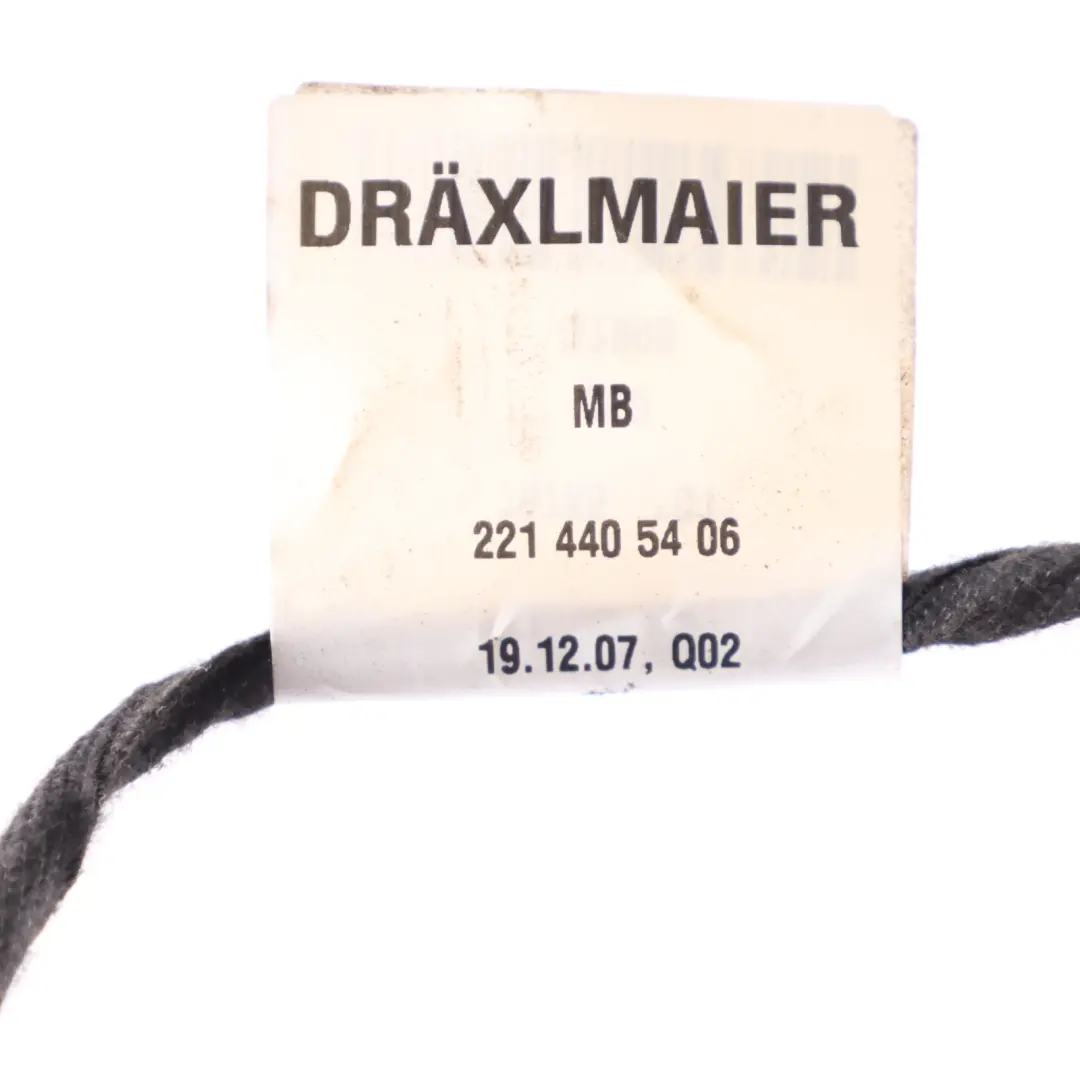 Mercedes W221 Wiring Loom Cable Harness Door Rear Right - SKU A2214405406 - Part number A2214405406