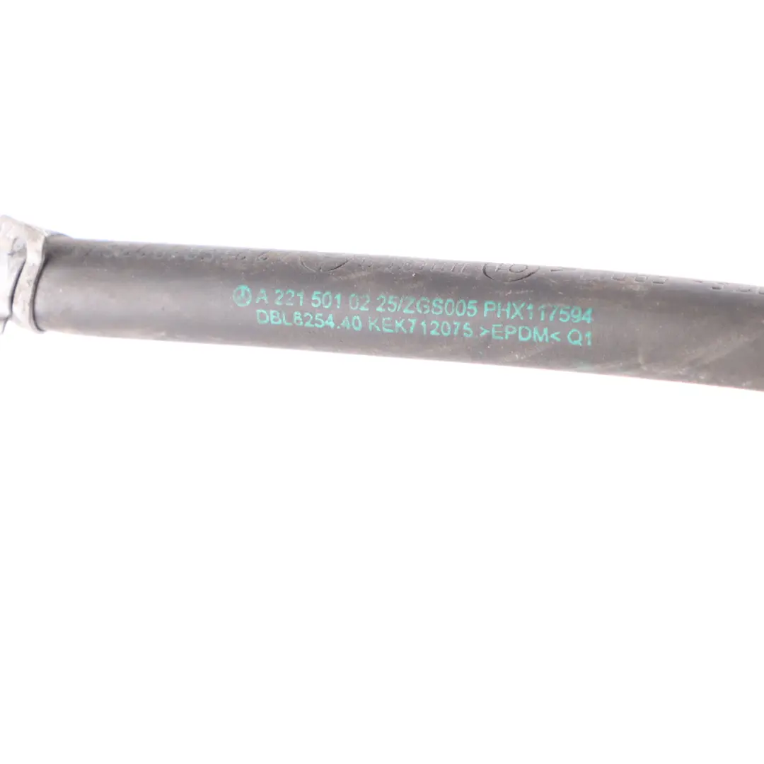 Mercedes W221 Water Hose Radiator Coolant Cooling Pipe Line - SKU A2215010225 - Part number A2215010225