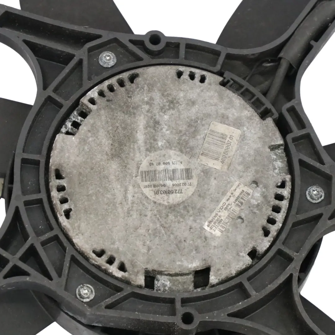 Mercedes W221 S500 Radiatore Ventilatore Alloggiamento Motore Raffreddamento - SKU A2215050155-1 - Numero di parte A2215050155