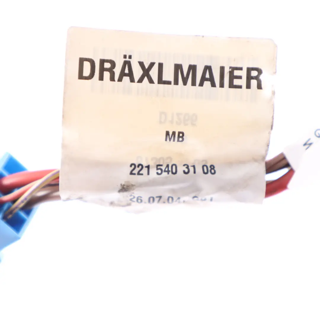 Mercedes W221 Porta Cablaggio Anteriore Destro Cavo Cablaggio - SKU A2215403108 - Numero di parte A2215403108