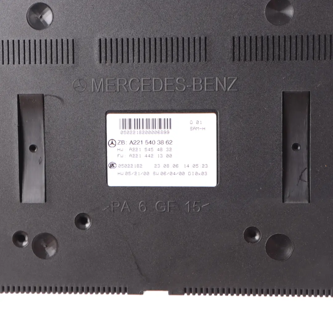 Sicherung Skasten SAM Modul Steuereinheit Modul ECU für Mercedes W221 mit Teilenummer A2215403862 Mercedes W221 Sicherung Skasten SAM Modul Steuereinheit Modul ECU - SKU A2215403862 - Teilenummer A2215403862