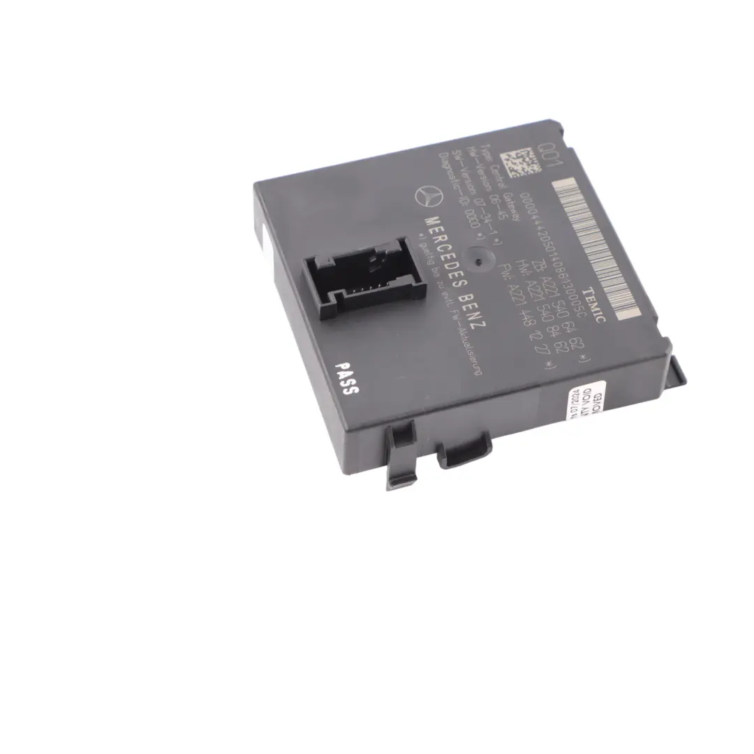 Gateway Module Mercedes C216 W221 Central Control Unit to with Part number A2215406462 Gateway Module Mercedes C216 W221 Central Control Unit - SKU A2215406462 - Part number A2215406462
