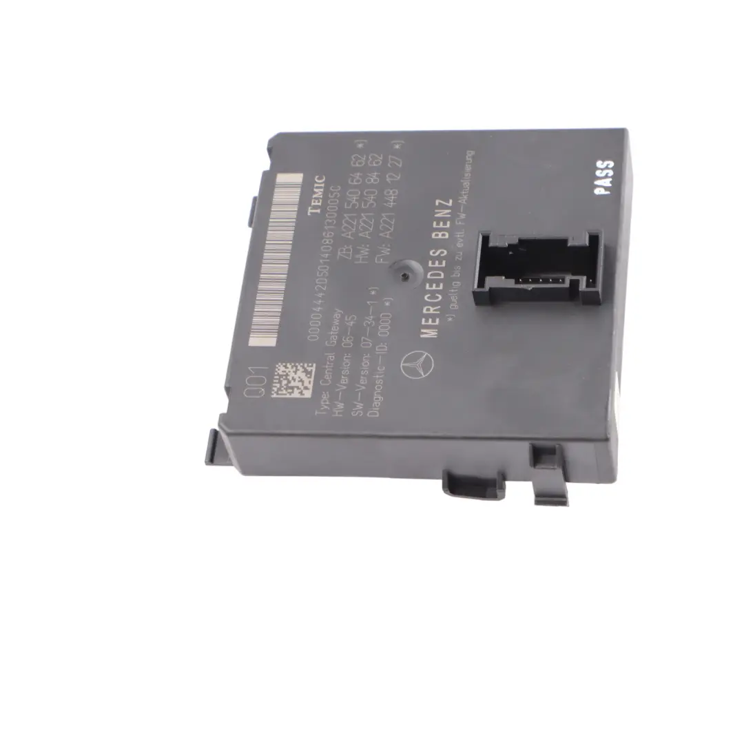 Gateway Module Mercedes C216 W221 Central Control Unit to with Part number A2215406462 Gateway Module Mercedes C216 W221 Central Control Unit - SKU A2215406462 - Part number A2215406462