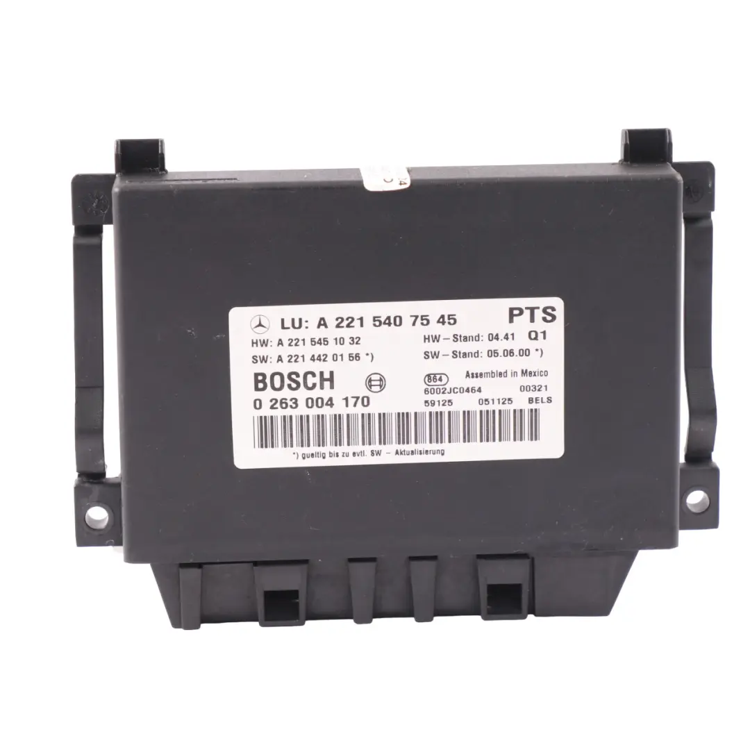 Parking Aid Sensors Control Unit Module Mercedes W221 - SKU A2215407545 - Part number A2215407545