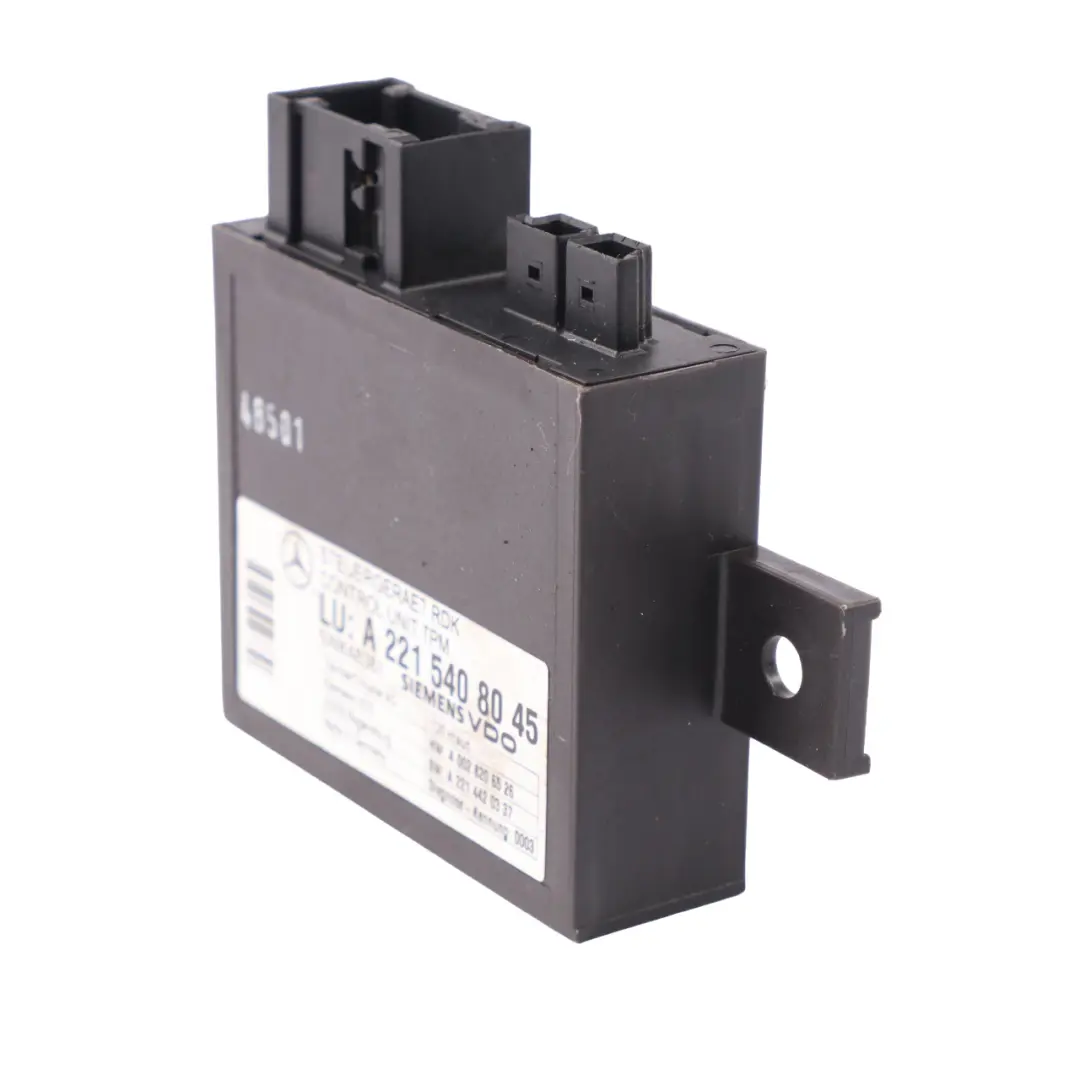 Modulo TPM Mercedes W221 S500 Modulo sistema pressione pneumatici per con numero di parte A2215408045 Modulo TPM Mercedes W221 S500 Modulo sistema pressione pneumatici - SKU A2215408045 - Numero di parte A2215408045