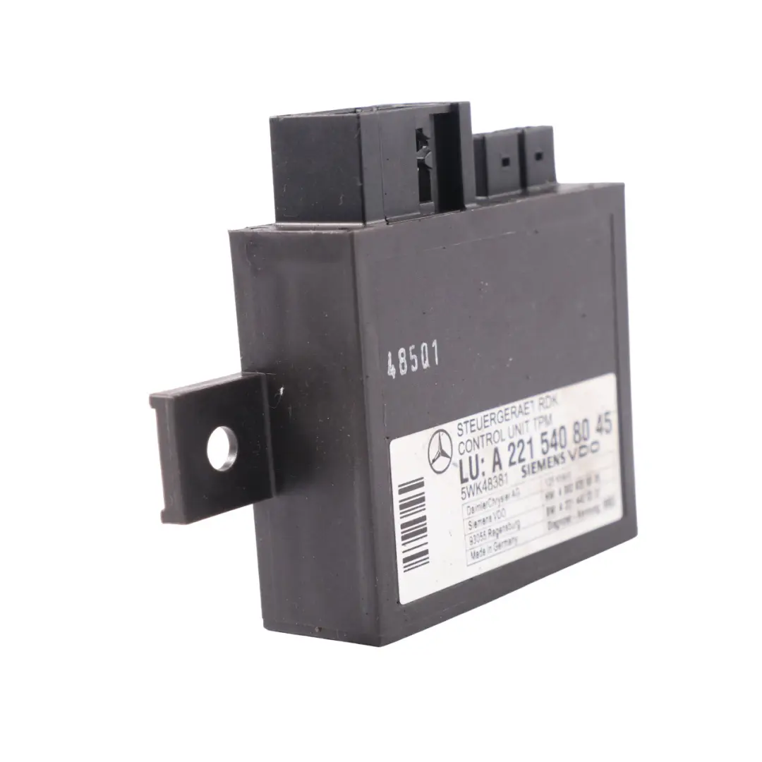 Modulo TPM Mercedes W221 S500 Modulo sistema pressione pneumatici per con numero di parte A2215408045 Modulo TPM Mercedes W221 S500 Modulo sistema pressione pneumatici - SKU A2215408045 - Numero di parte A2215408045