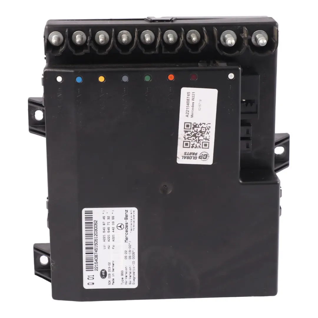 Mercedes W221 Caja de fusibles Unidad de control SAM Módulo Relé - SKU A2215408745 - Número de pieza A2215408745