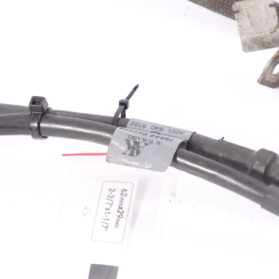 Línea de tierra Mercedes W221 Cableado Batería Arranque Alternador para con número de pieza A2215409032 Línea de tierra Mercedes W221 Cableado Batería Arranque Alternador - SKU A2215409032 - Número de pieza A2215409032