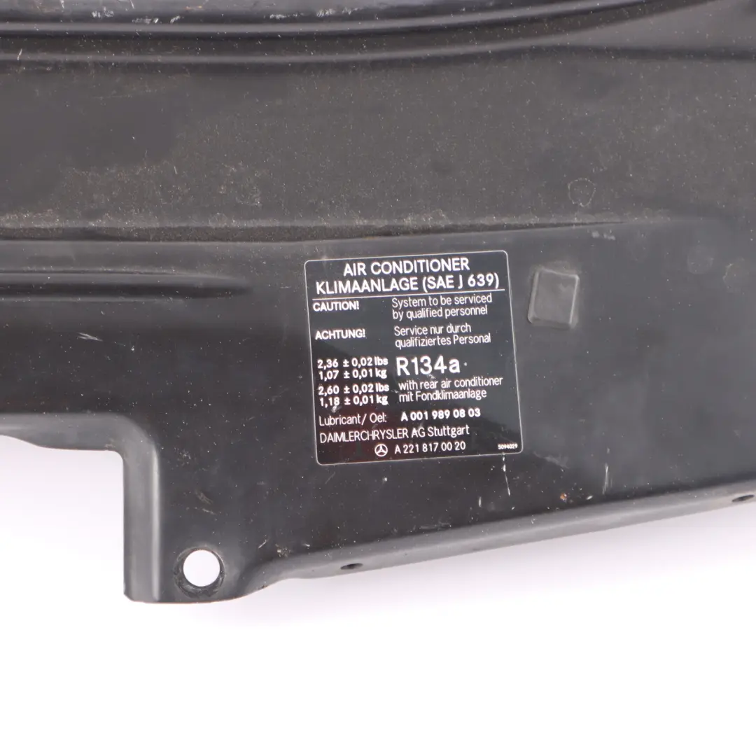 Mercedes W221 Slam Panel Front Reinforcement Bar Hood Lock Carrier - SKU A2216200072 - Part number A2216200072