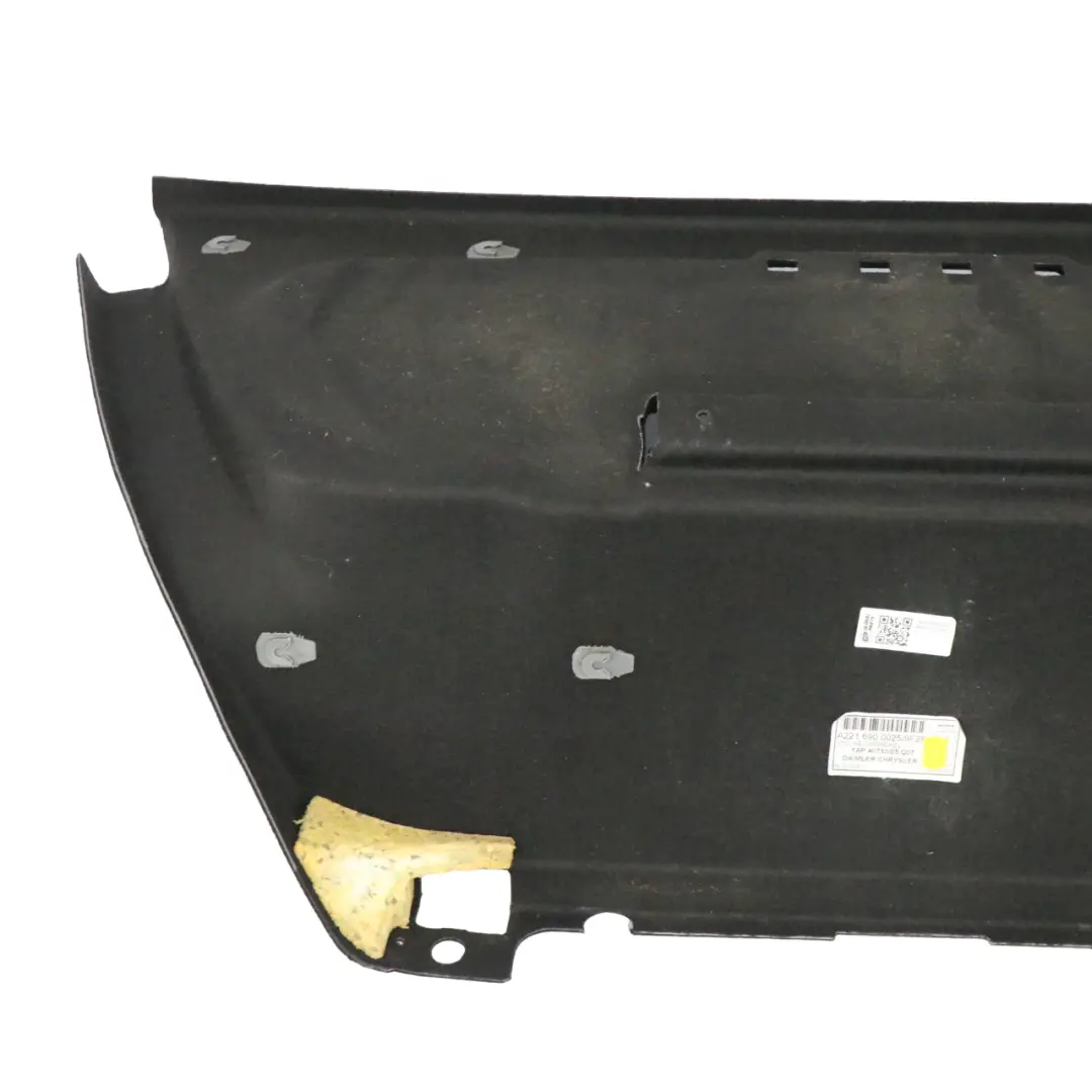 Mercedes W221 Coperchio del bagagliaio Rivestimento interno Nero - SKU A2216900025 - Numero di parte A2216900025