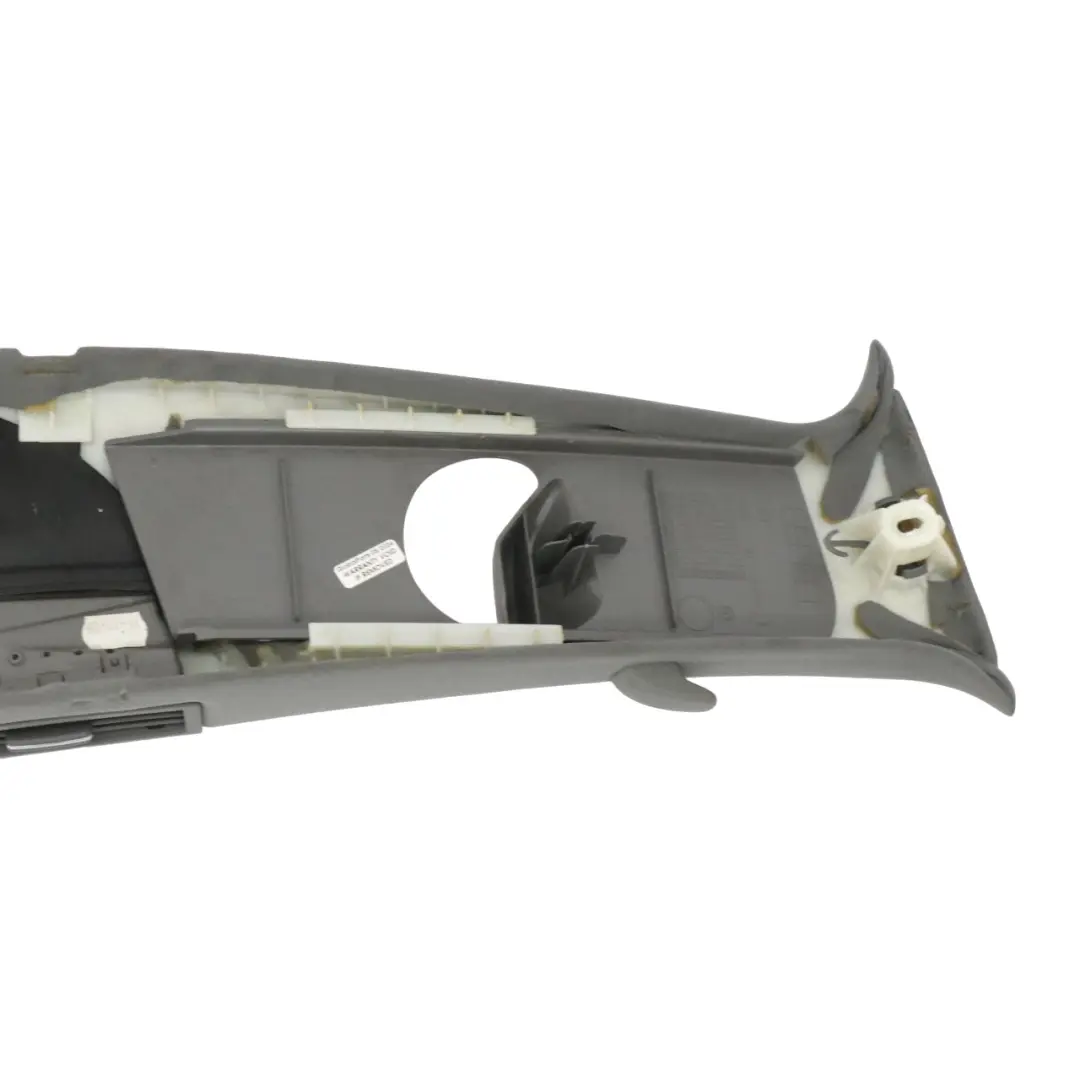 Pilar B Interior Tapa Superior Izquierda Gris para Mercedes W221 con número de pieza A2216900325 Mercedes W221 Pilar B Interior Tapa Superior Izquierda Gris - SKU A2216900325-1 - Número de pieza A2216900325