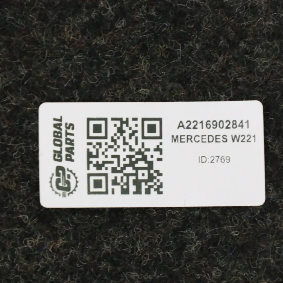 Mercedes W221 Trunk Boot Side Trim Cover Panel Right O/S - SKU A2216902841 - Part number A2216902841