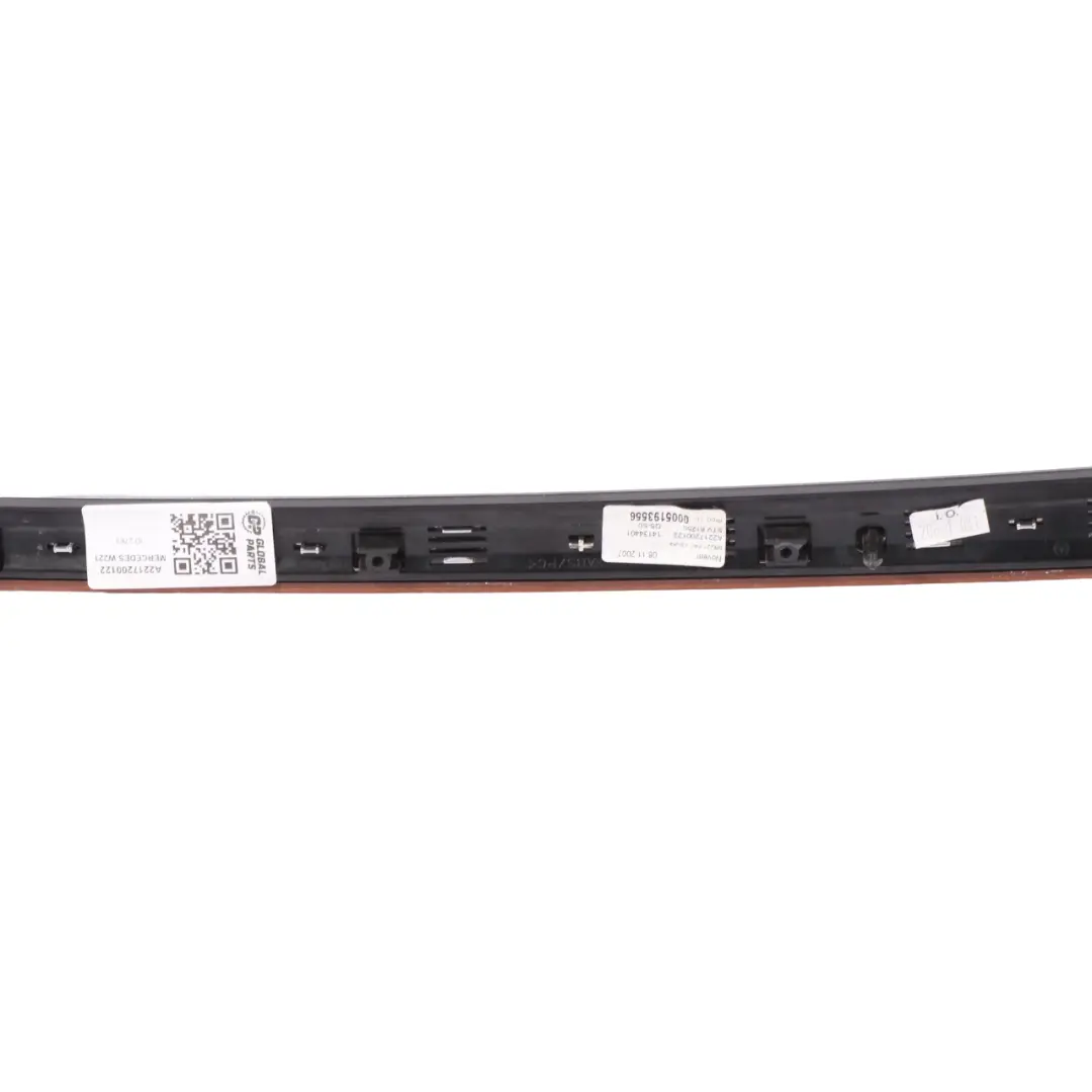 Mercedes W221 Vorne Links Türkarte Zierleiste Fineline Holz - SKU A2217200122 - Teilenummer A2217200122
