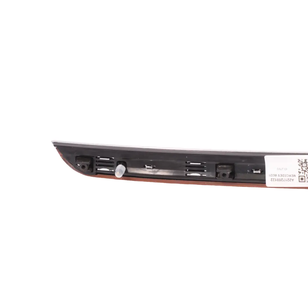 Mercedes W221 Listón embellecedor puerta delantera izquierda Madera - SKU A2217200122 - Número de pieza A2217200122