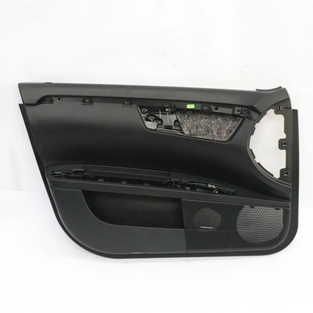 Mercedes W221 Door Card Cover Front Left N/S Trim Panel Black Leather - SKU A2217201779-1 - Part number A2217201779