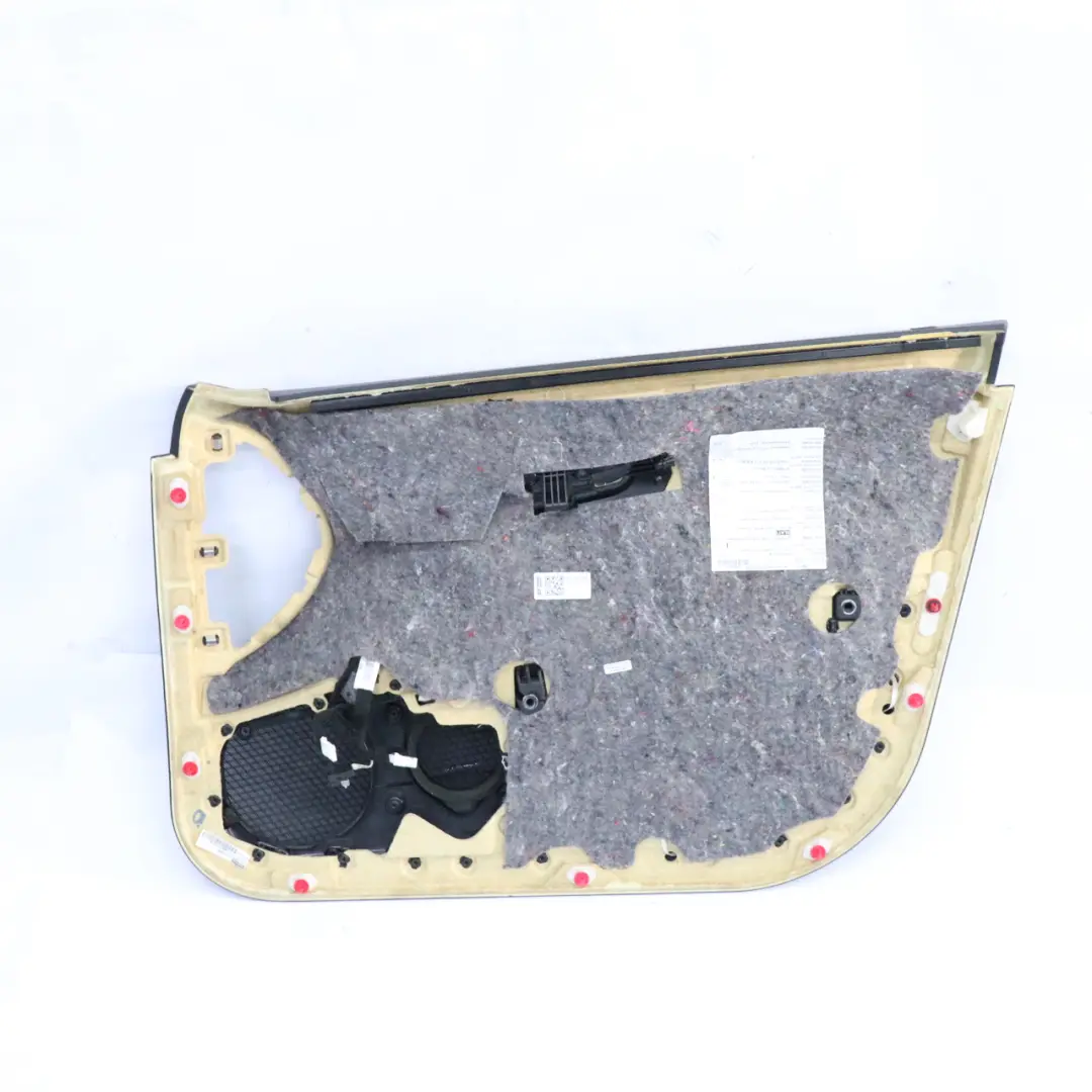 Mercedes W221 Door Card Cover Front Left N/S Trim Panel Black Leather - SKU A2217201779-1 - Part number A2217201779