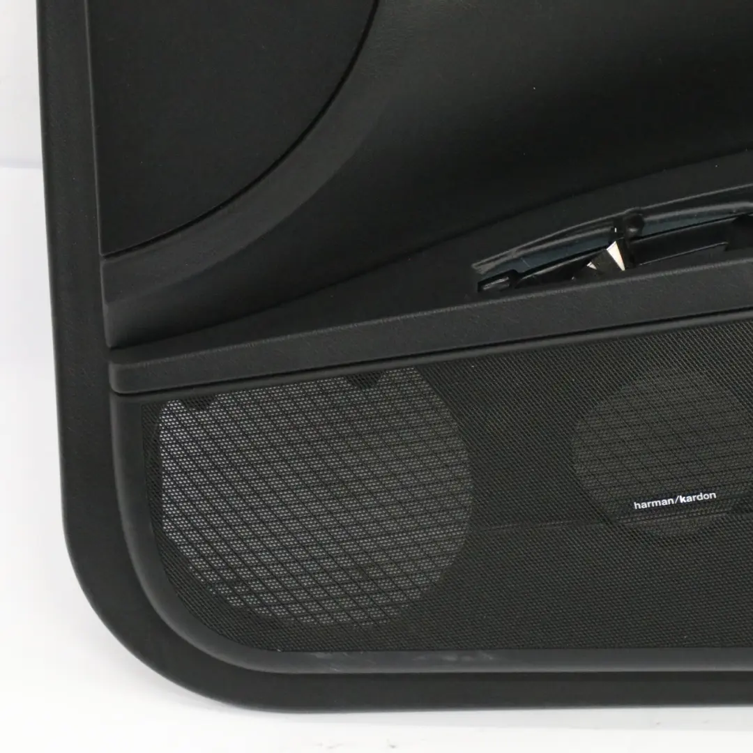 Mercedes W221 Tapa tarjeta puerta delantera derecha ajuste cuero negro Nappa - SKU A2217201879-1 - Número de pieza A2217201879