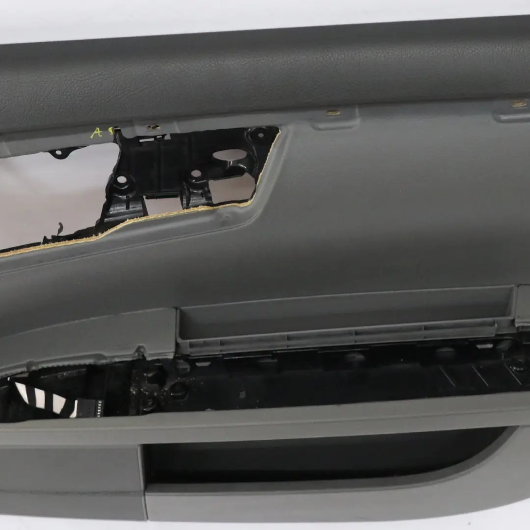 Mercedes W221 Door Card Cover Front Right O/S Trim Panel Basalt Grey Leather - SKU A2217201879-2 - Part number A2217201879