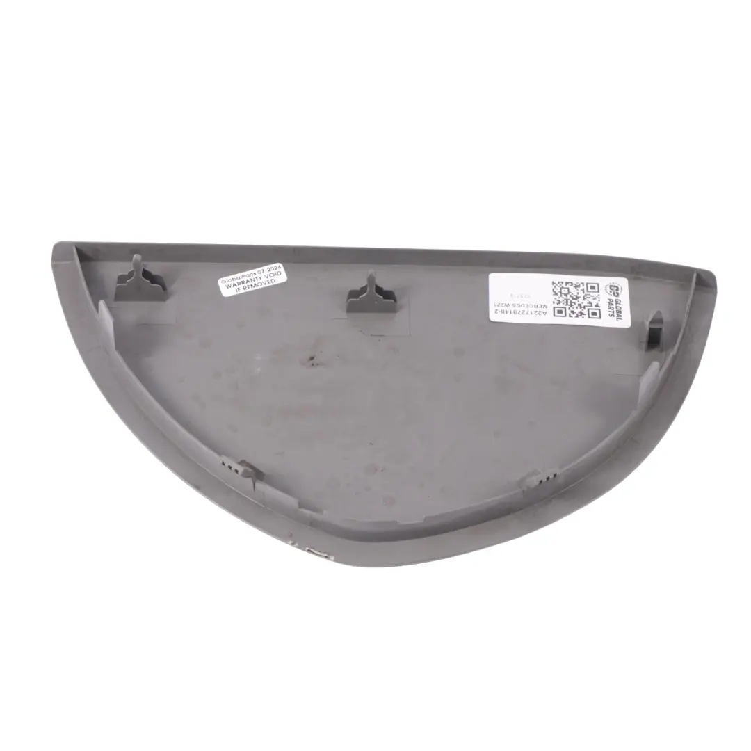 Dashboard End Cover Left N/S Side Panel Basalt Grey Mercedes W221 - SKU A2217270148-2 - Part number A2217270148