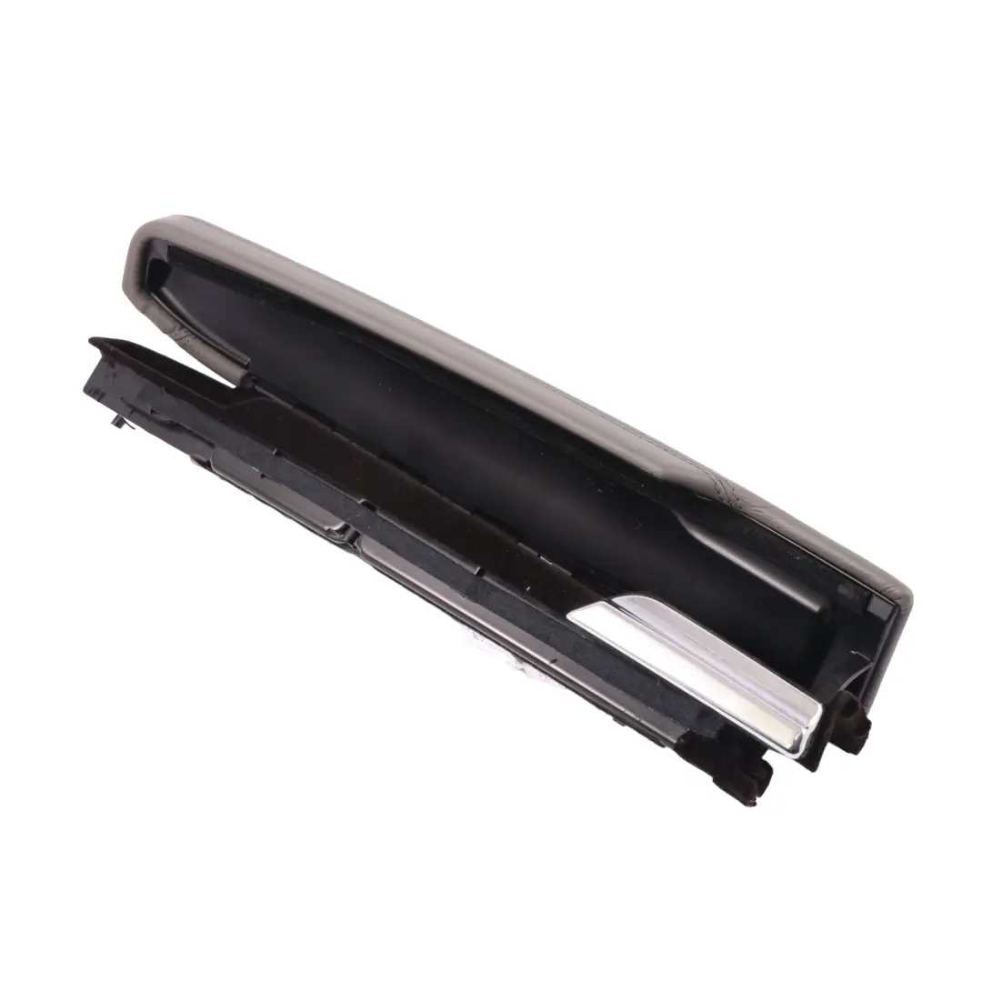 Mercedes W221 Door Card Front Left N/S Armrest Trim Panel Cover Black Leather - SKU A2217270166-1 - Part number A2217270166