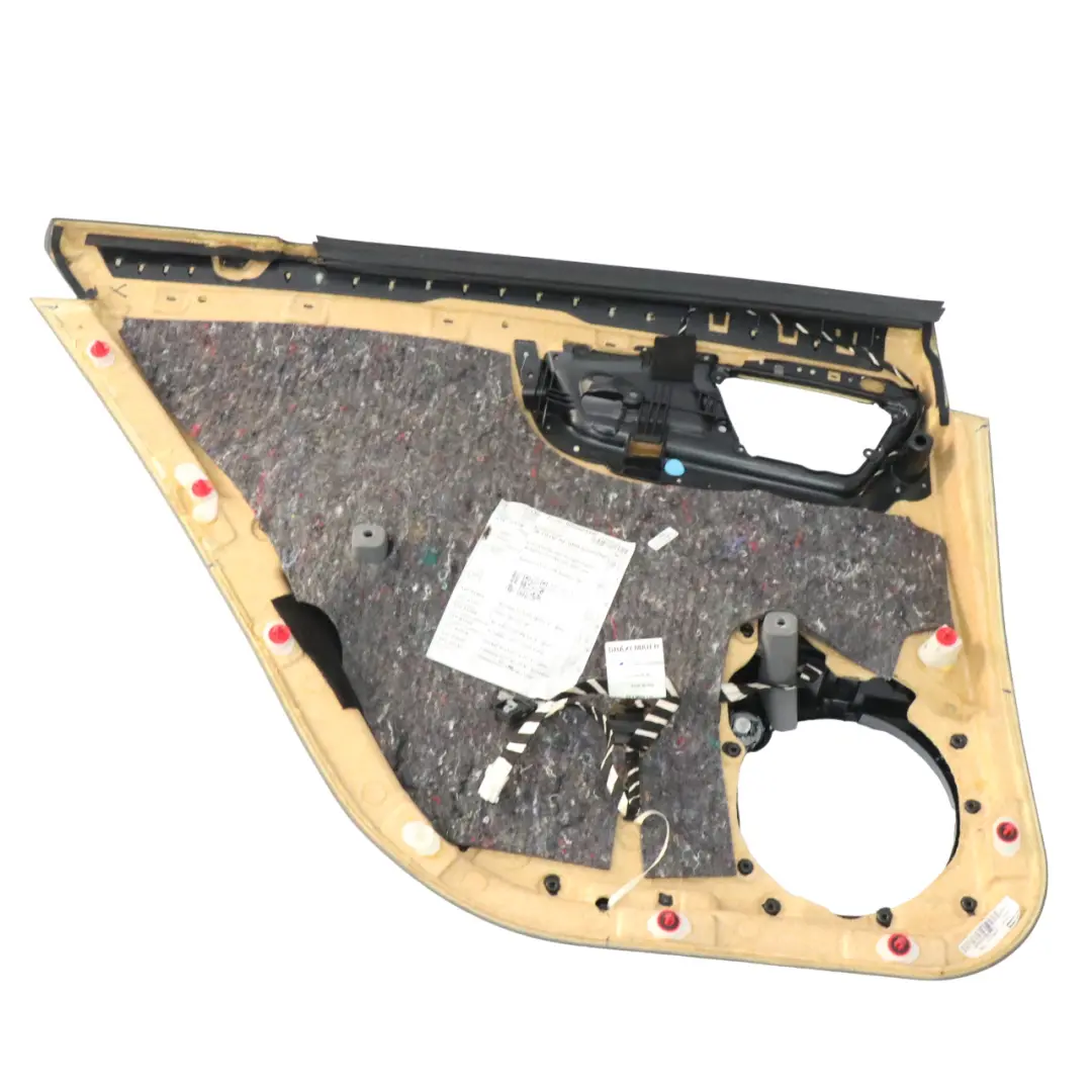 Mercedes W221 Door Card Cover Rear Right O/S Trim Panel Grey Leather - SKU A2217301679-1 - Part number A2217301679