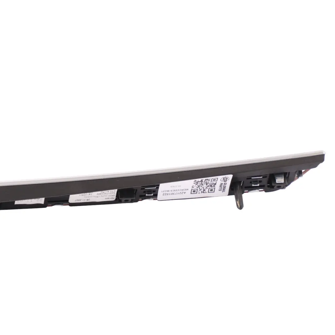 Left N/S Door Card Trim Strip Fineline Wood to Mercedes W221 Rear with Part number A2217301922 Mercedes W221 Rear Left N/S Door Card Trim Strip Fineline Wood - SKU A2217301922 - Part number A2217301922