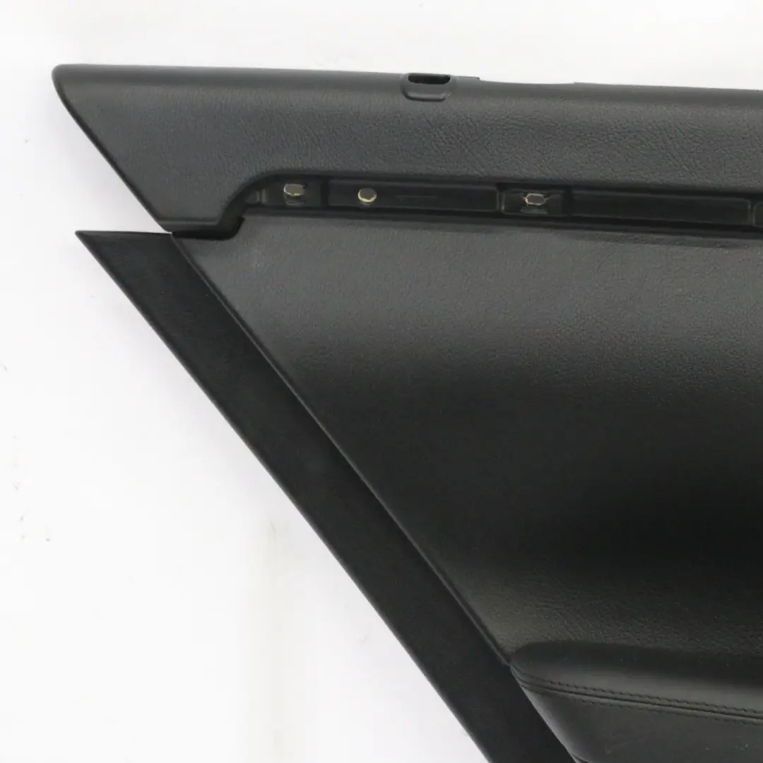 Mercedes W221 Door Card Cover Rear Left N/S Trim Panel Black Leather Nappa - SKU A2217302579 - Part number A2217302579