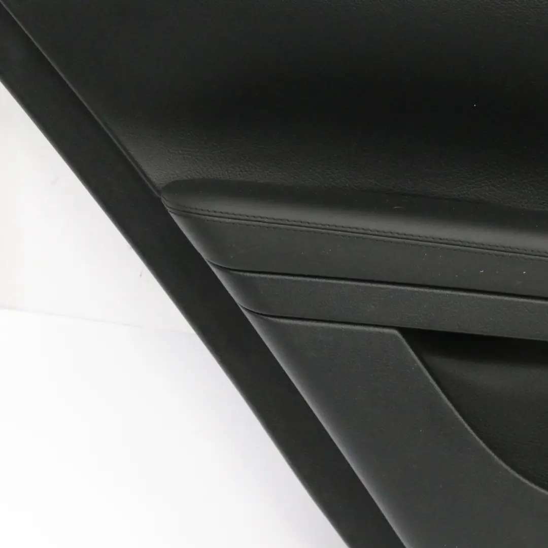 Puerta cubierta tarjeta trasera izquierda ajuste cuero negro Nappa para Mercedes W221 con número de pieza A2217302579 Mercedes W221 Puerta cubierta tarjeta trasera izquierda ajuste cuero negro Nappa - SKU A2217302579 - Número de pieza A2217302579