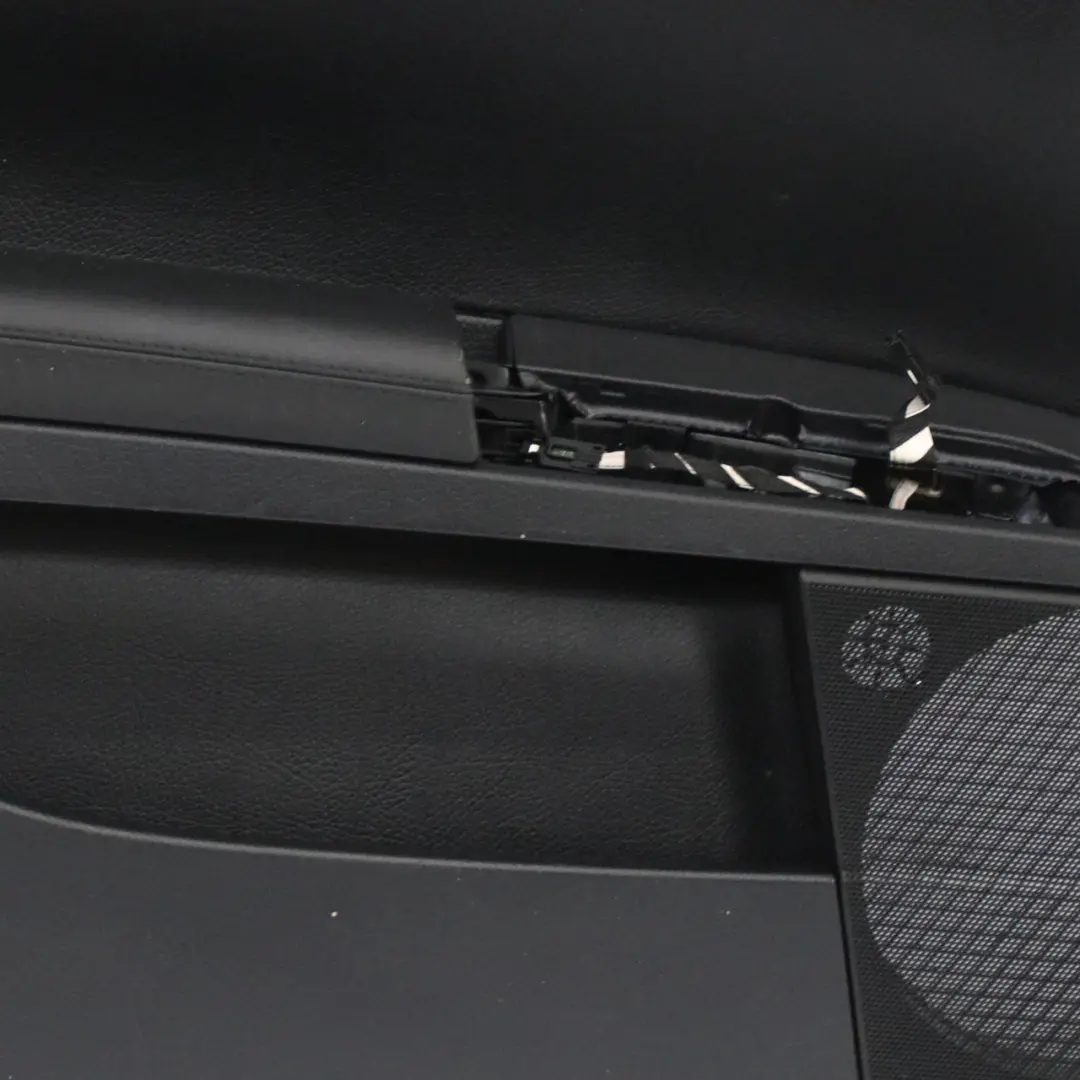 Mercedes W221 Door Card Cover Rear Left N/S Trim Panel Black Leather Nappa - SKU A2217302579 - Part number A2217302579