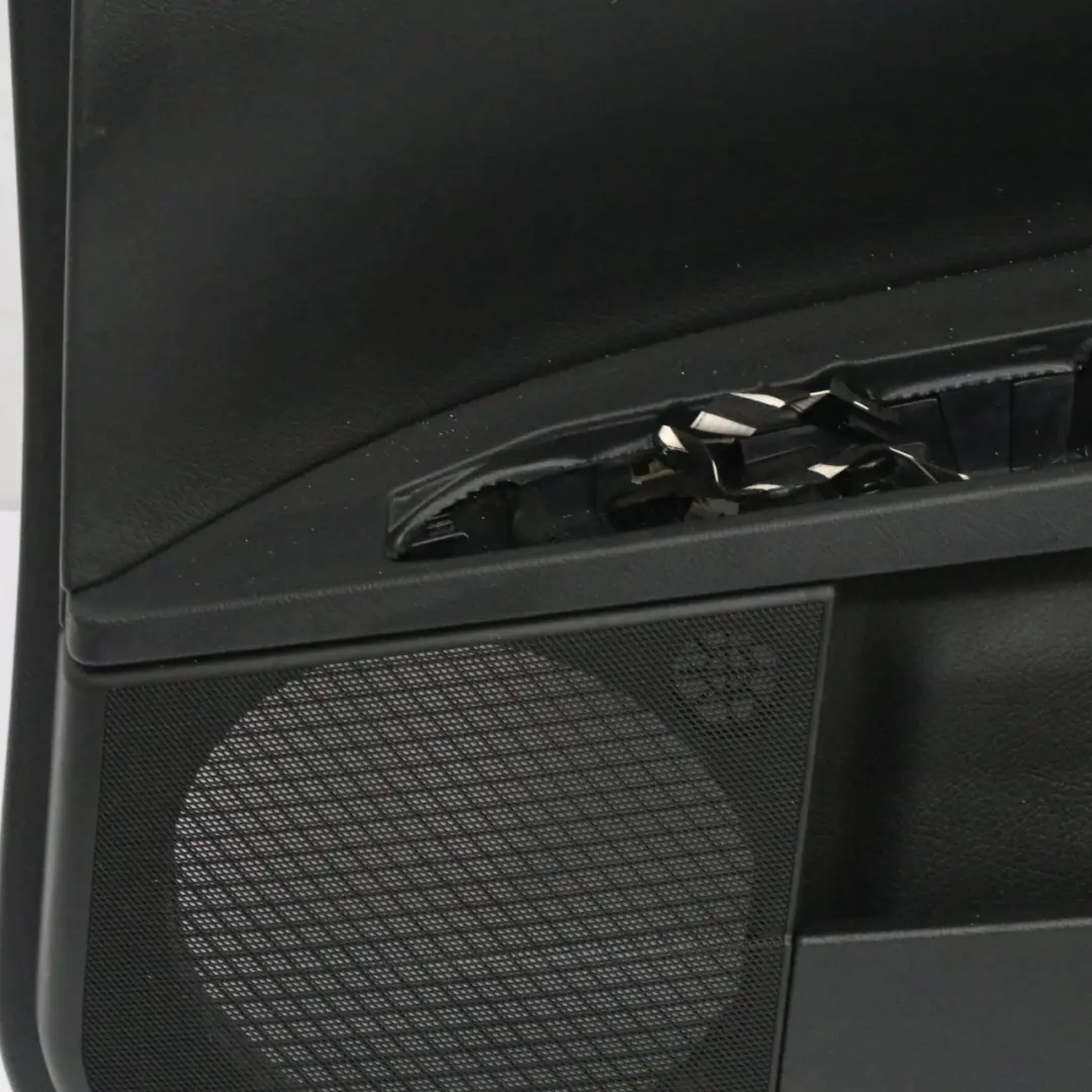 Mercedes W221 Puerta cubierta tarjeta trasera derecha panel cuero negro Nappa - SKU A2217302679 - Número de pieza A2217302679