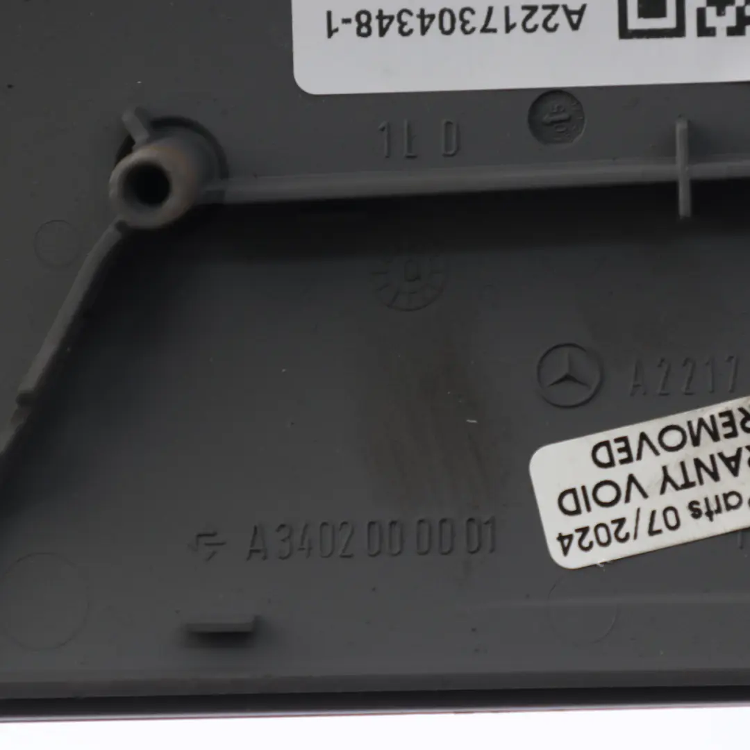 Door Panel Handle Interior Trim Rear Left N/S Grab Mercedes W221 - SKU A2217304348-1 - Part number A2217304348