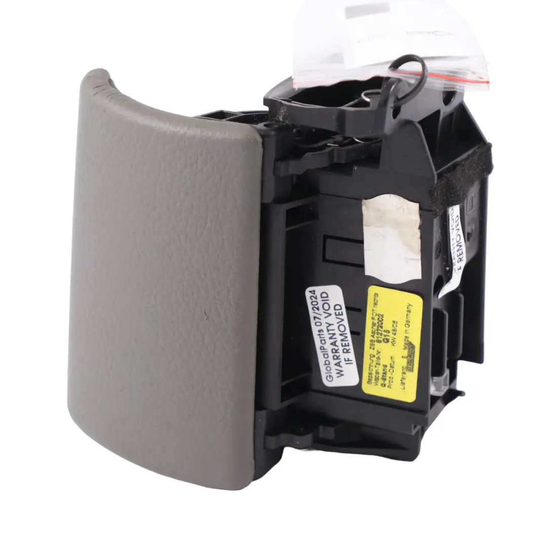 Mercedes W221 Cendrier de carte visite arrière droit Cache garniture cuir gris - SKU A2218100230-2 - Numéro de pièce A2218100230