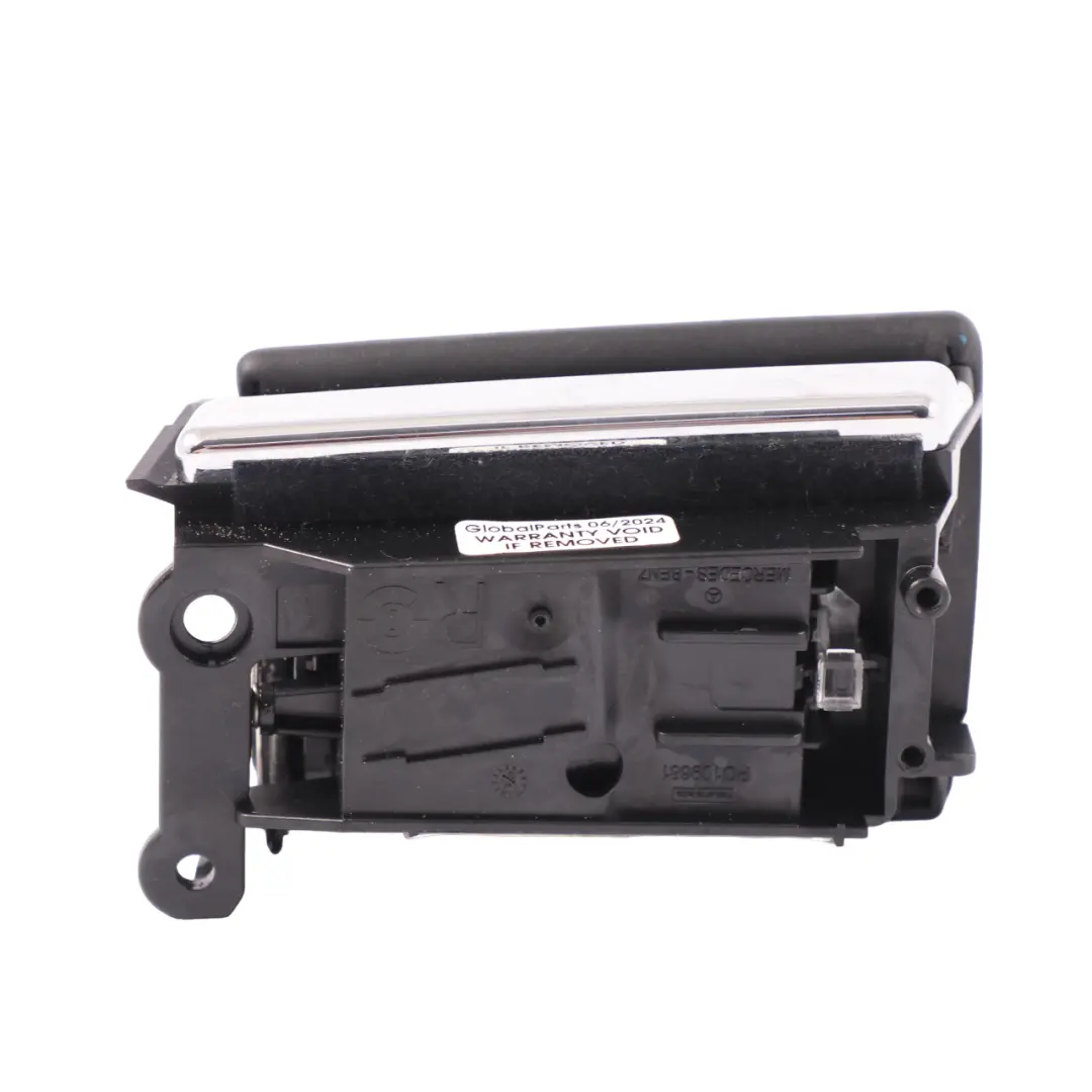 Posacenere Posteriore Destro Copri Scheda Porta Pelle Nero per Mercedes W221 con numero di parte A2218100630 Mercedes W221 Posacenere Posteriore Destro Copri Scheda Porta Pelle Nero - SKU A2218100630 - Numero di parte A2218100630
