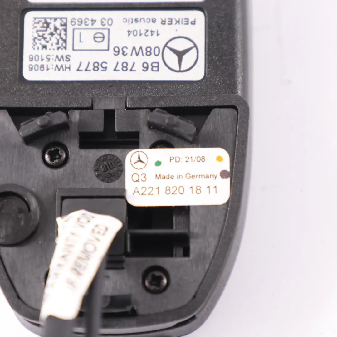 Bluetooth Hands-free Mobile Phone Adapter Mercedes W221 - SKU A2218201811 - Part number A2218201811
