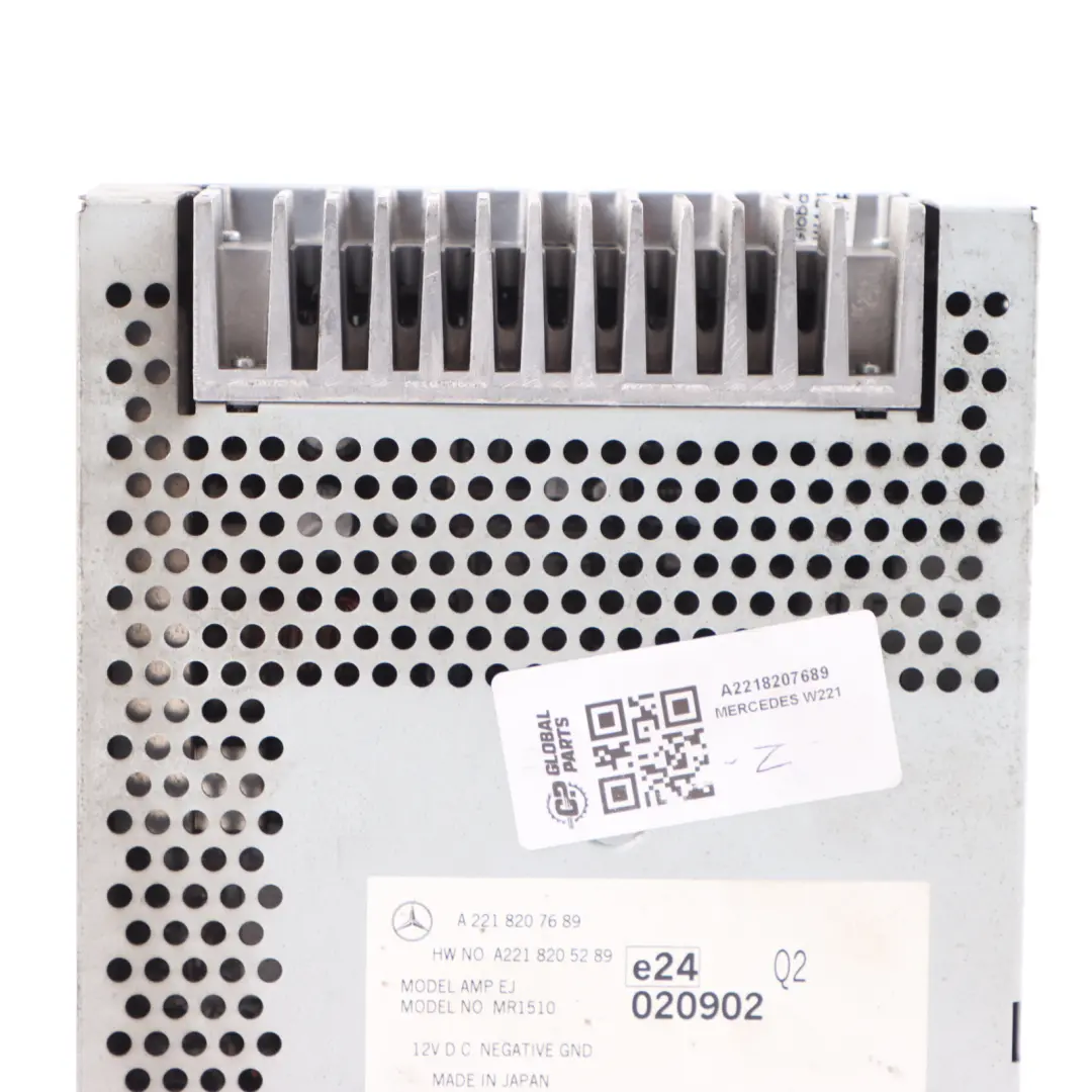 Module l'unité contrôle l'amplificateur audio son pour Mercedes W221 à propos du numéro de pièce A2218207689 Mercedes W221 Module l'unité contrôle l'amplificateur audio son - SKU A2218207689 - Numéro de pièce A2218207689