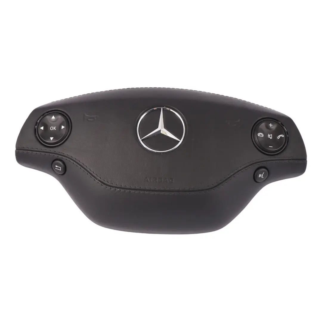 Mercedes W221 S500 Air Module Steering Wheel SRS Unit Leather Black - SKU A2218210551 - Part number A2218210551