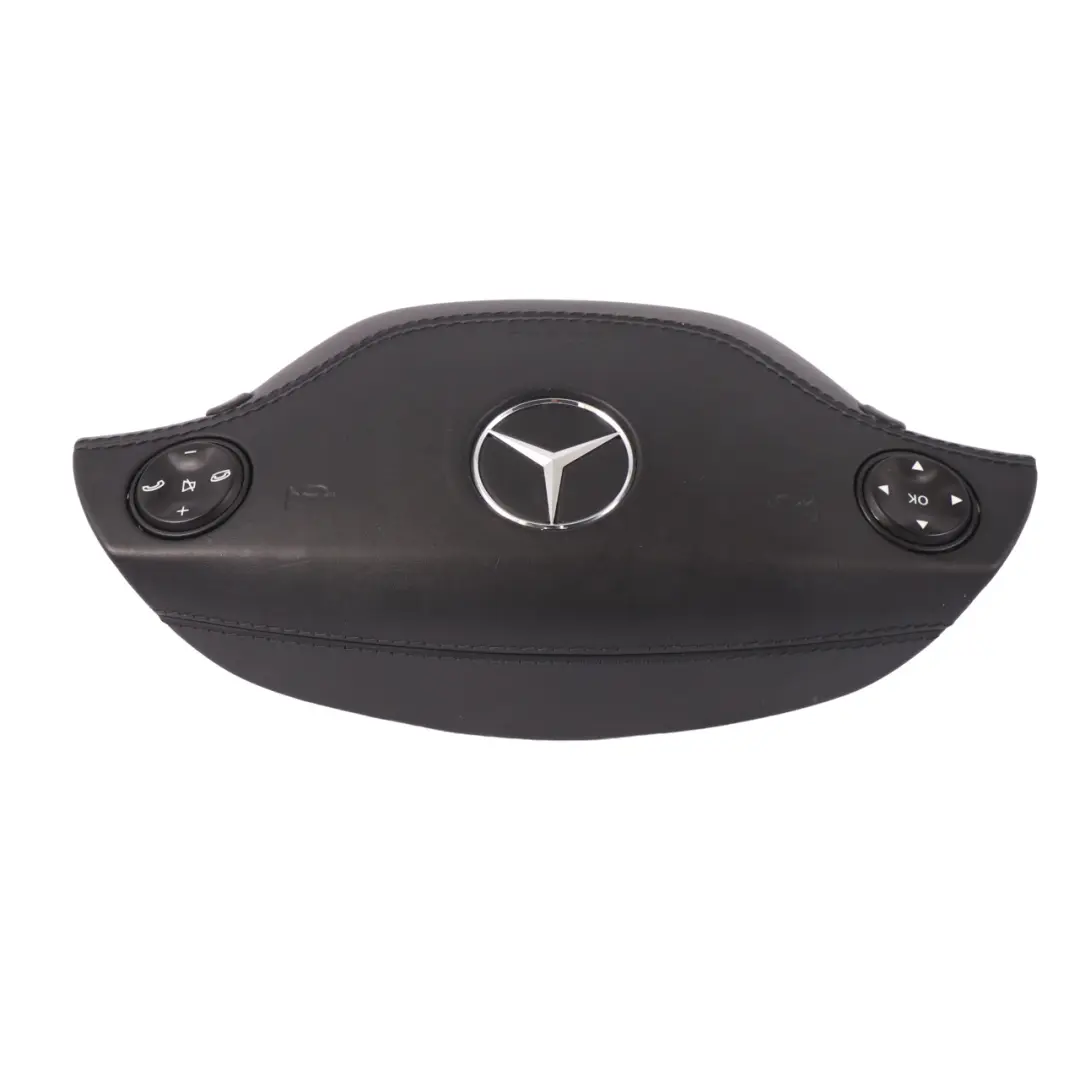 Mercedes W221 S500 Module Air Volant SRS Unité Cuir Noir - SKU A2218210551 - Numéro de pièce A2218210551