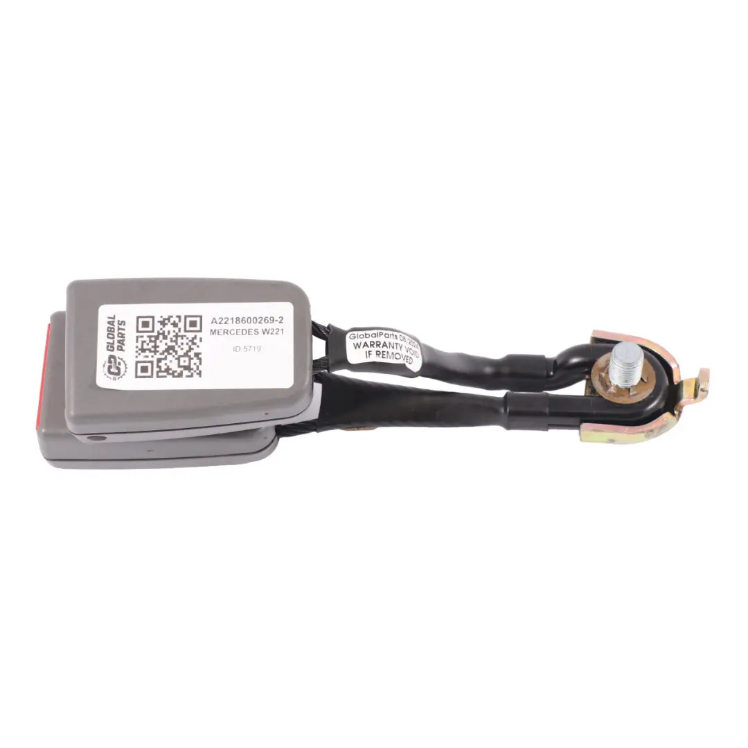 Fibbia cintura sicurezza centrale destra Grigio per Mercedes W221 con numero di parte A2218600269 Mercedes W221 Fibbia cintura sicurezza centrale destra Grigio - SKU A2218600269-2 - Numero di parte A2218600269