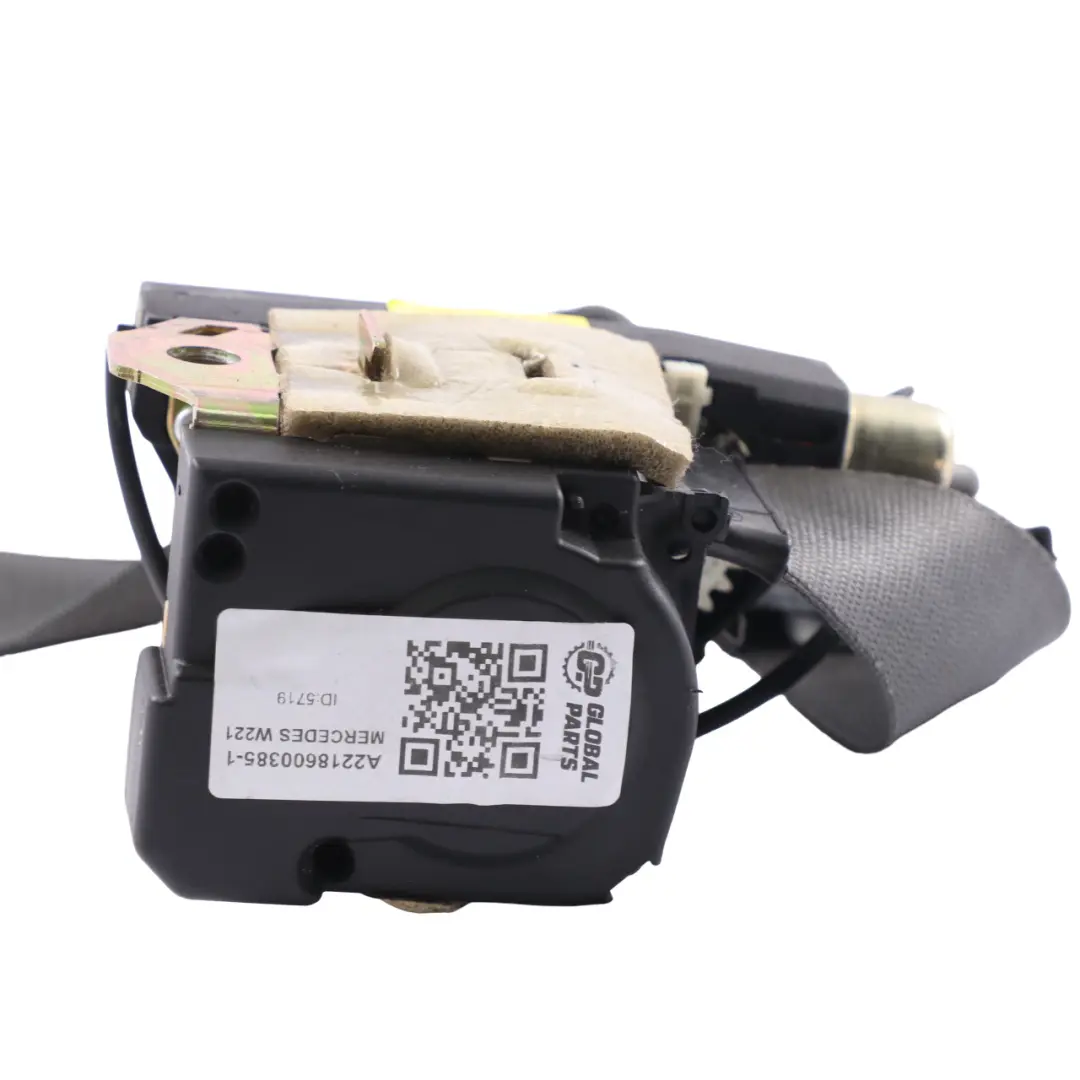 Belt Rear Left N/S Seatbelt A2218600585 to Mercedes W221 Seat with Part number A2218600385 Mercedes W221 Seat Belt Rear Left N/S Seatbelt A2218600585 - SKU A2218600385-1 - Part number A2218600385