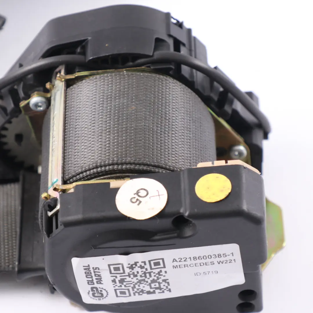 Mercedes W221 Pas bezpieczeństwa Tylny Lewy Tył Lewy A2218600585 - SKU A2218600385-1 - Numer Części A2218600385