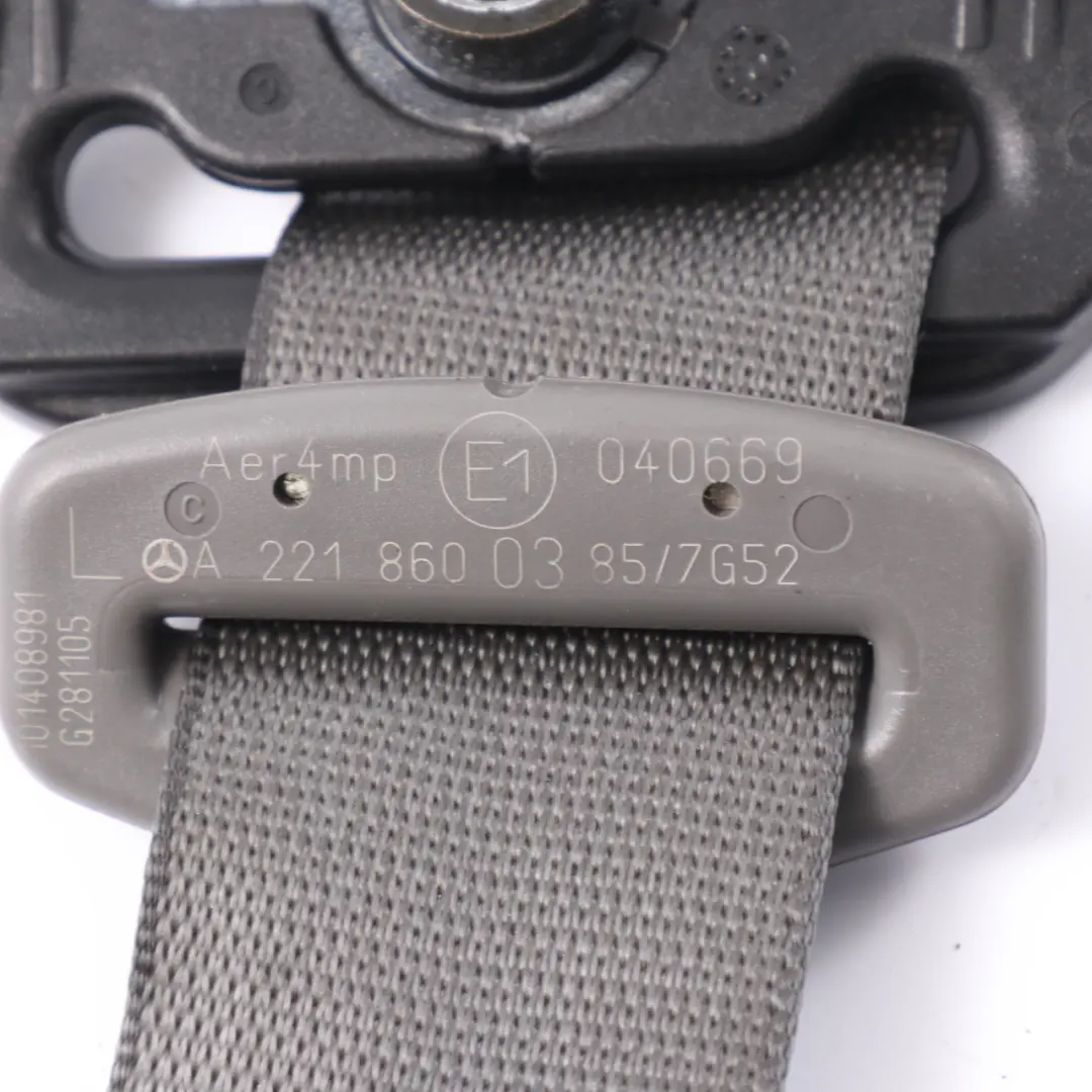 Mercedes W221 Pas bezpieczeństwa Tylny Lewy Tył Lewy A2218600585 - SKU A2218600385-1 - Numer Części A2218600385