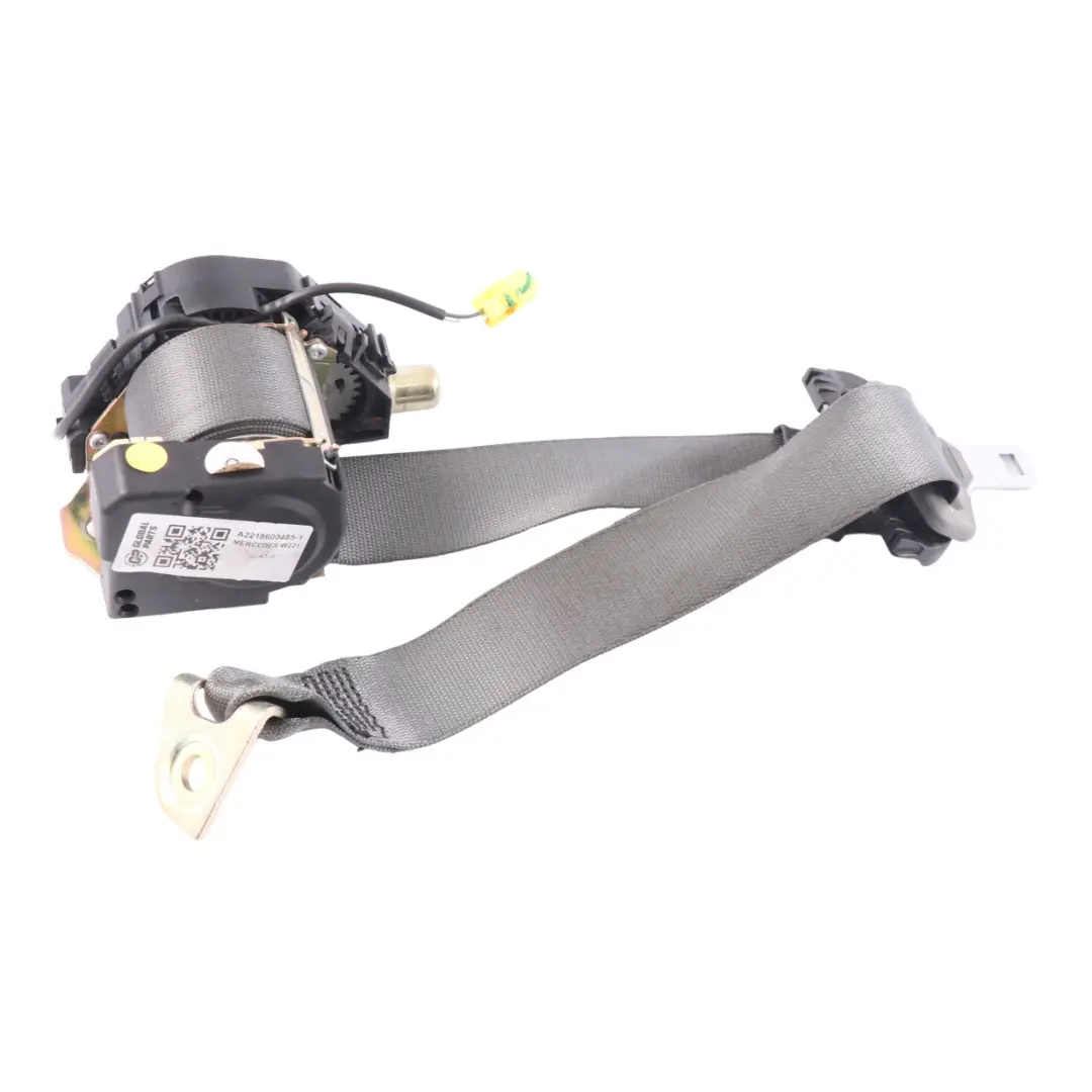 Mercedes W221 Seatbelt Rear Right O/S Seat Belt Grey A2218602269 - SKU A2218600485-1 - Part number A2218600485