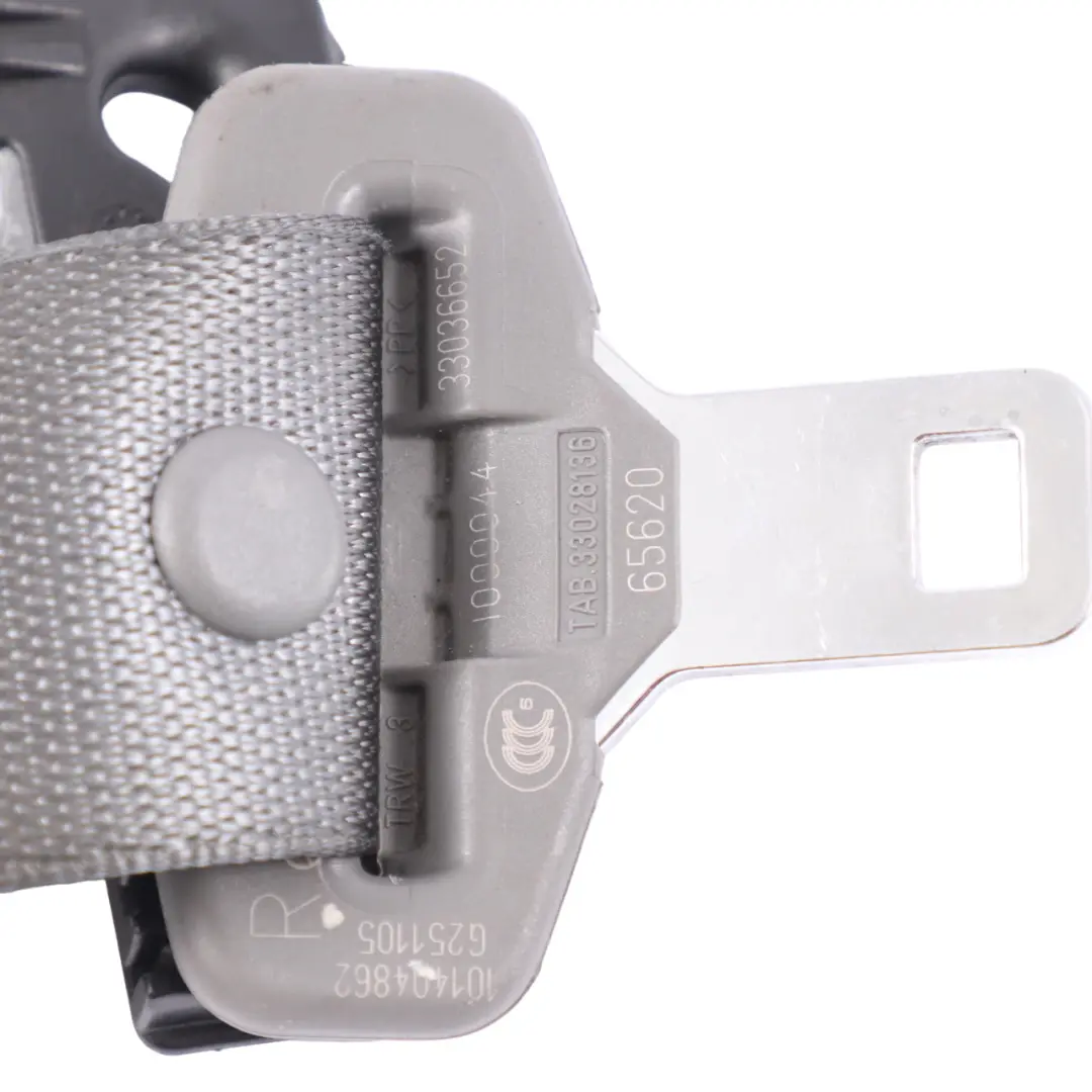 Cinturón de seguridad trasero derecho gris A2218602269 para Mercedes W221 con número de pieza A2218600485 Mercedes W221 Cinturón de seguridad trasero derecho gris A2218602269 - SKU A2218600485-1 - Número de pieza A2218600485