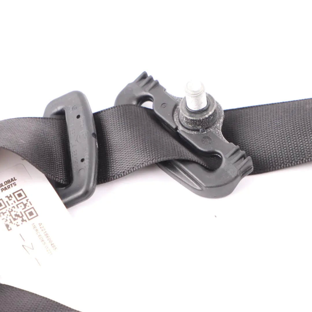 Mercedes W221 Seatbelt Rear Right O/S Seat Belt Black A2218602269 - SKU A2218600485 - Part number A2218600485