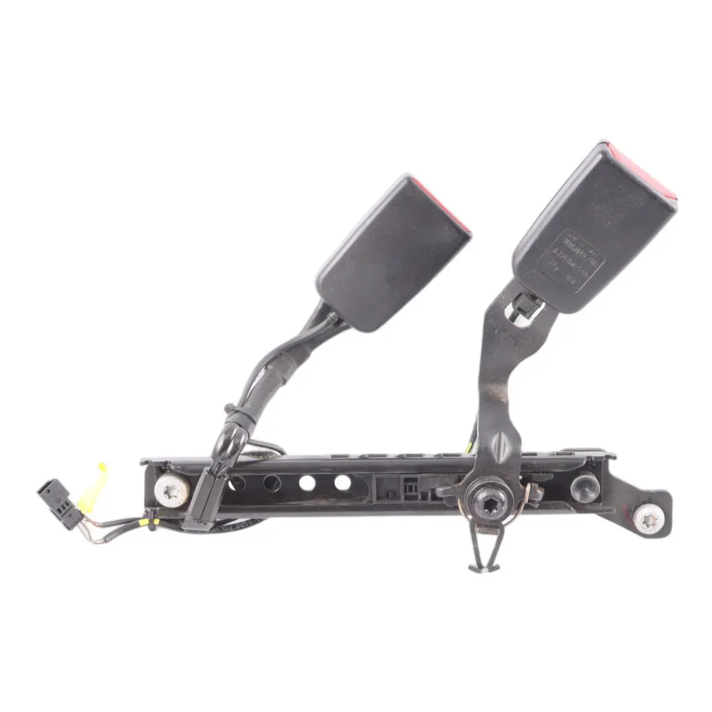 Mercedes W221Seat Buckle Black Tensioner Belt Rear Centre Right O/S - SKU A2218602569-1 - Part number A2218602569