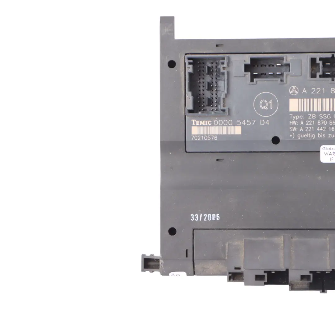 Sedile Anteriore Riscaldatore Controllo Modulo ECU per Mercedes W221 con numero di parte A2218702286 Mercedes W221 Sedile Anteriore Riscaldatore Controllo Modulo ECU - SKU A2218702286 - Numero di parte A2218702286