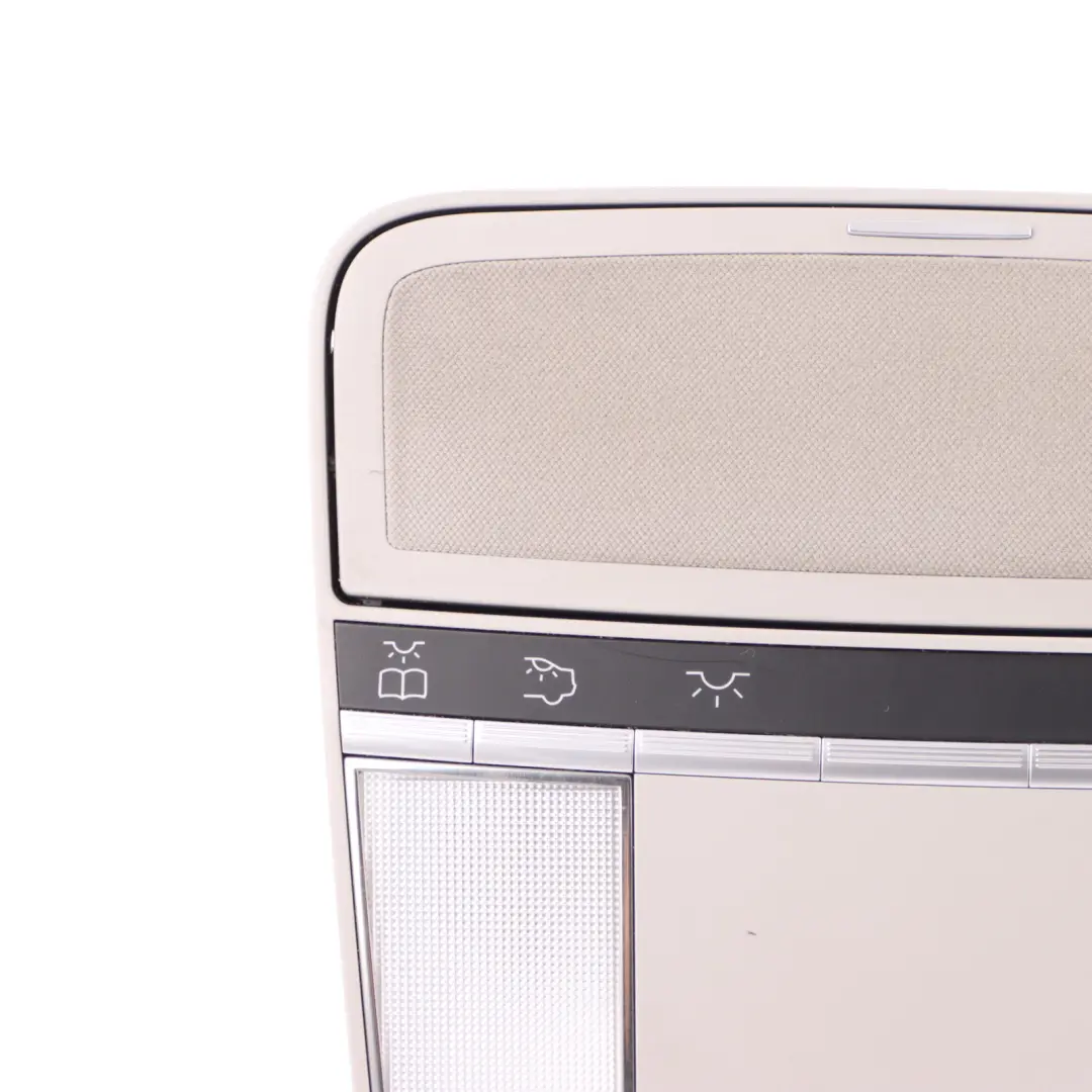 Tetto Anteriore Interno Unità Luce Di Lettura Beige per Mercedes W221 con numero di parte A2218705086 Mercedes W221 Tetto Anteriore Interno Unità Luce Di Lettura Beige - SKU A2218705086-1 - Numero di parte A2218705086