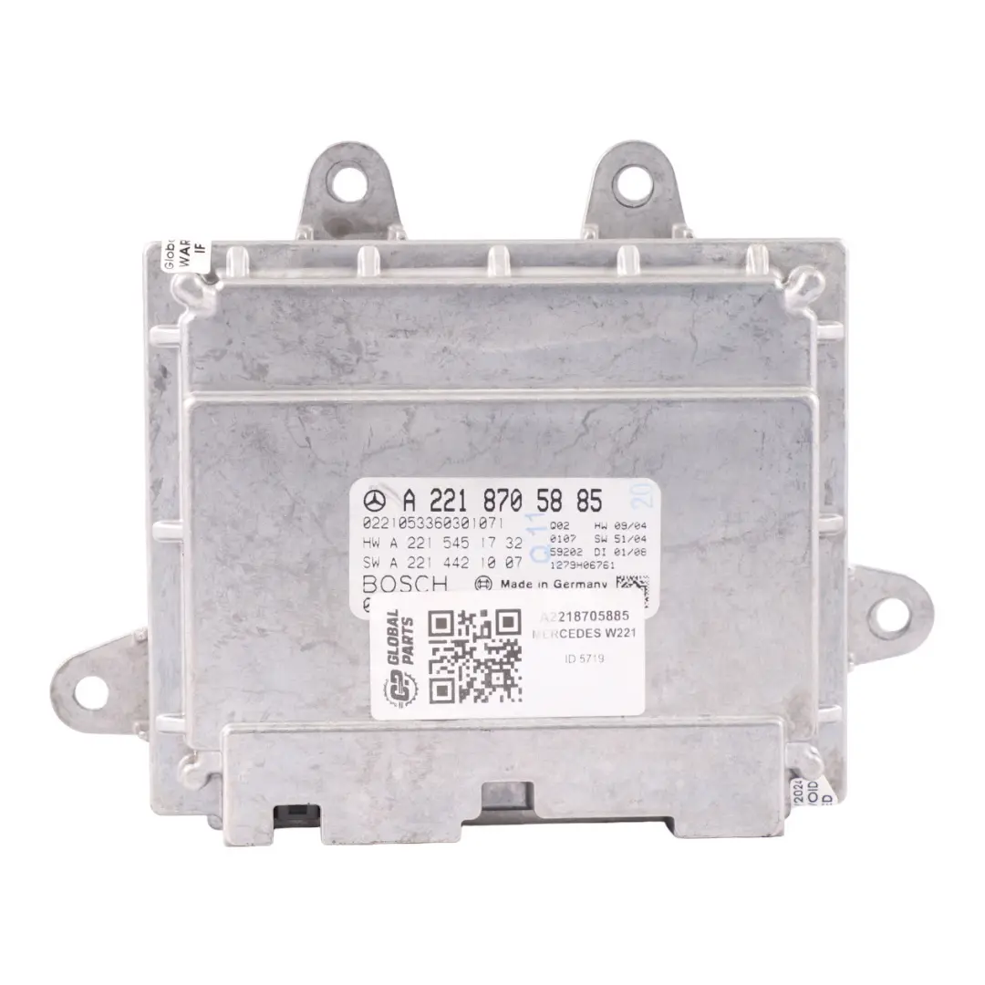 Mercedes W221 Night Vision System Camera Module Control Unit - SKU A2218705885 - Part number A2218705885